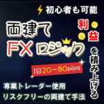 両建てFXロジック 無裁量ロジック！使うのは両建て手法！とにかくリスクフリーで利益を積み上げるトレードにこだわったロジック！　上弦の剣士